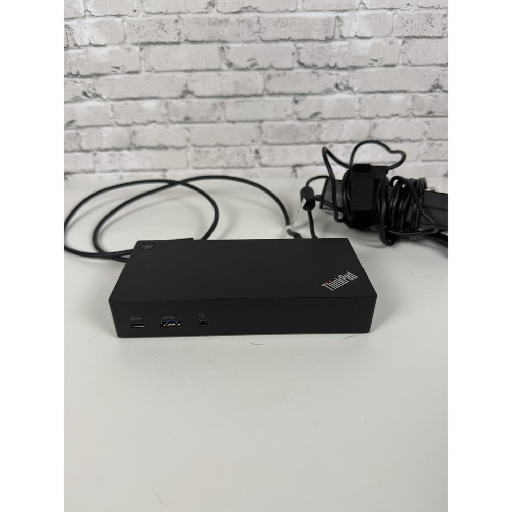 Lenovo Thinkpad USB-C Dock Type 40A9 w/ 90W adapter and USB-C cable